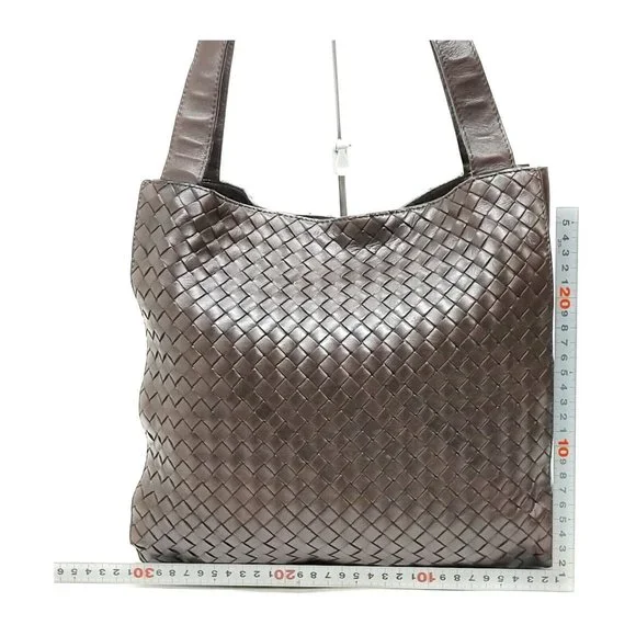 Bottega Veneta Shoulder Bag Brown Leather - Picture 2 of 9